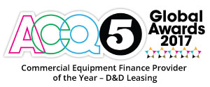 Commercial Equipment Finance Provider of the Year 2017 ACQ5 Awards