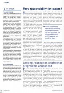Leasing Foundation conference programme announced