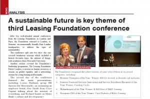 3rd Leasing Foundation conference