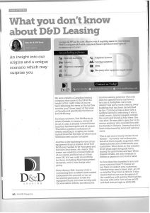 What you don't know about D&D Leasing