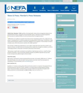 NEFA - D&D selects LeaseTeam's Aspire system