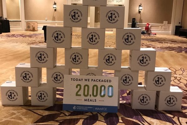 20,000 meals packed
